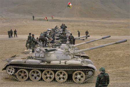 Xe tăng T-55 của quân đội Peru.
